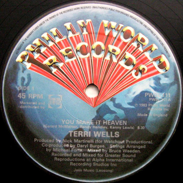 Terri Wells - You Make It Heaven - Used Vinyl Record 12" image 1