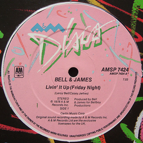 Bell & James - Livin' It Up (Friday Night) (Special Extended Version) - image 1