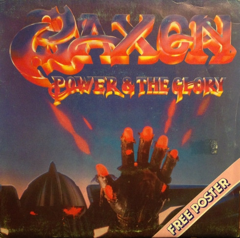Saxon - Power & The Glory - Used Vinyl Record 7" image 1