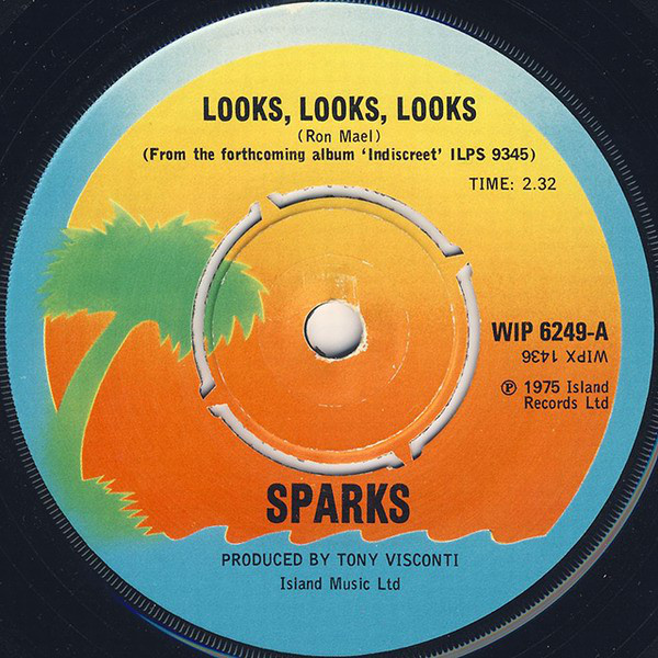 Sparks - Looks, Looks, Looks - Used Vinyl Record 7" image 1
