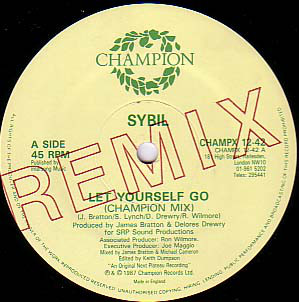 Sybil - Let Yourself Go - Used Vinyl Record 12" image 1