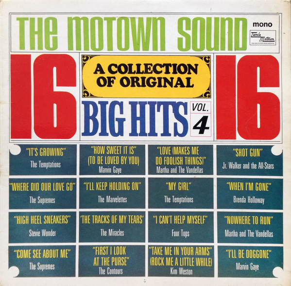 Various - Motown Sound - 16 Big Hits Vol. 4 - Used Vinyl Record image 1