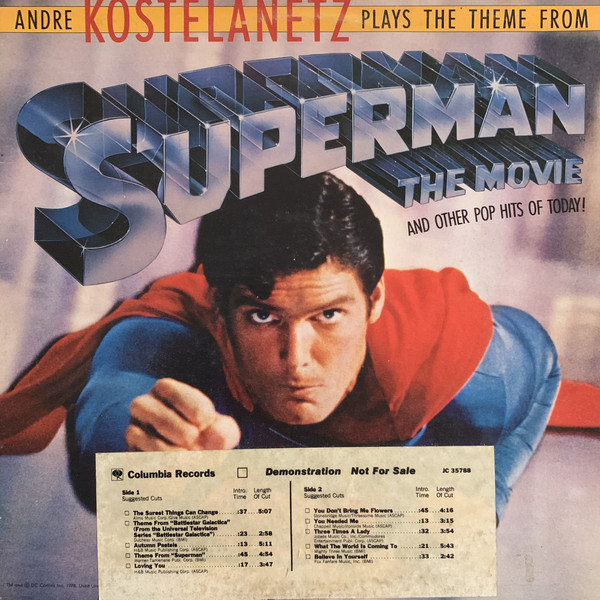 Plays The Theme From Superman . . . The Movie And Other Pop Hits Of Today! (White Label Promo)