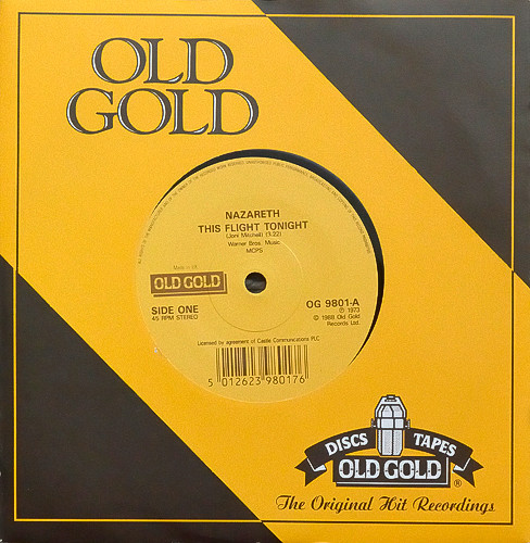 Nazareth - This Flight Tonight / Broken Down Angel - Used Vinyl Recor image 1