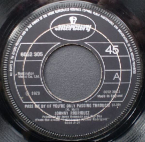 Johnny Rodriguez - Pass Me By (If You're Only Passing Through) - Used image 1