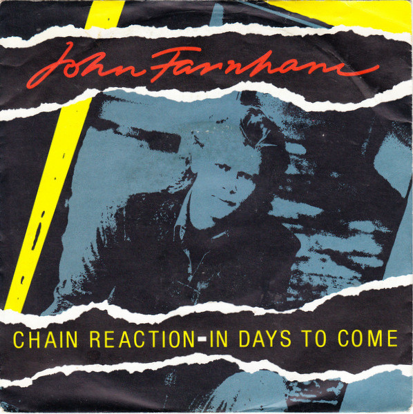 John Farnham - Chain Reaction - In Days To Come - Used Vinyl Record 7" image 1