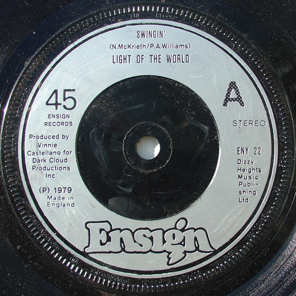 Light Of The World - Swingin' - Used Vinyl Record 7" image 1