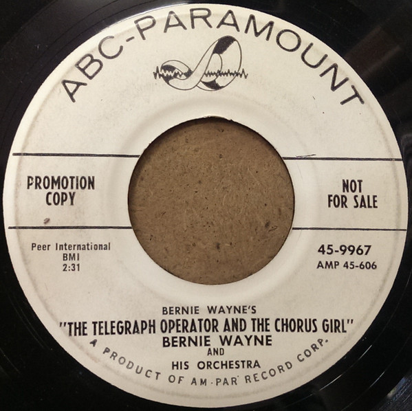 The Telegraph Operator And The Chorus Girl / The Cool Caballero