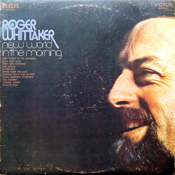Roger Whittaker - New World In The Morning - Used Vinyl Record image 1