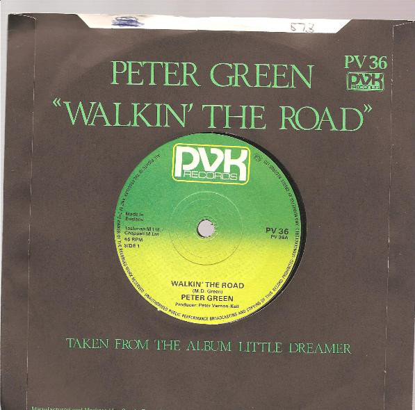 Peter Green - Walkin' The Road - Used Vinyl Record 7" image 1