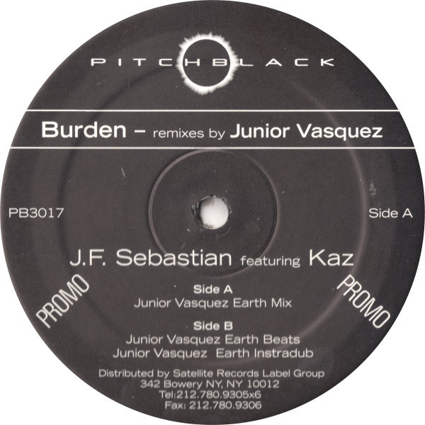 Burden (Remixes By Junior Vasquez)