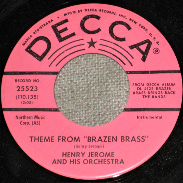 Theme From 'Brazen Brass' / Sleepy Time Gal