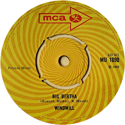 Windmill - Big Bertha - Used Vinyl Record 7" image 1