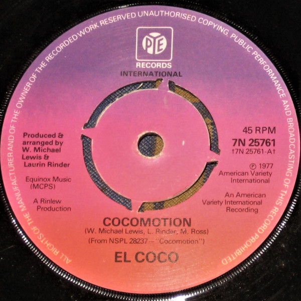 El Coco - Cocomotion - Used Vinyl Record 7" image 1