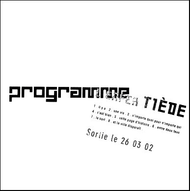 Programme - L'Enfer Tiede - CD image 1