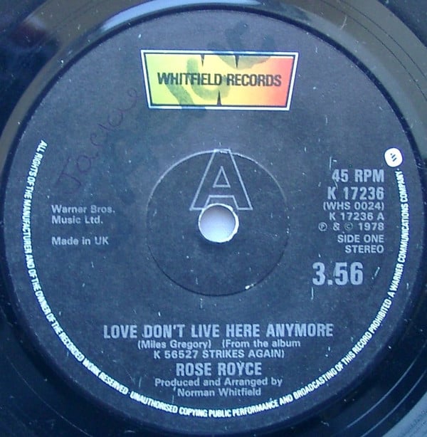 Love Don't Live Here Anymore