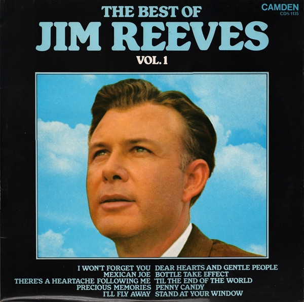 Jim Reeves - Best Of  Vol. 1 - Used Vinyl Record image 1