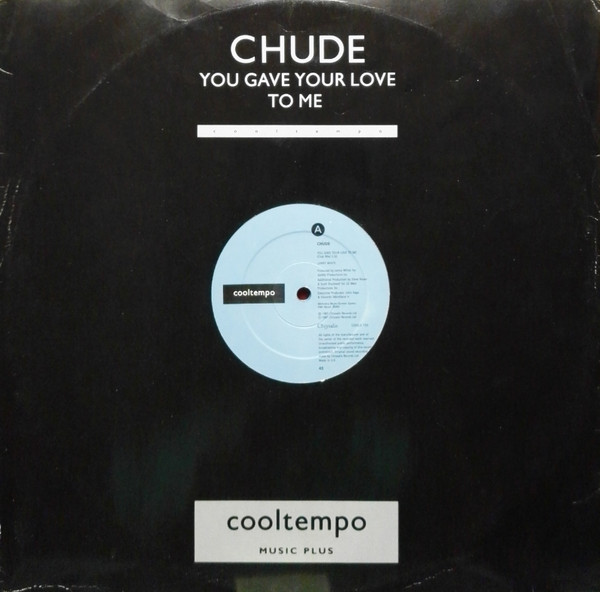 Chude - You Gave Your Love To Me - Used Vinyl Record 12" image 1