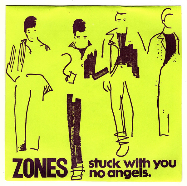 Zones - Stuck With You - Used Vinyl Record 7" image 1