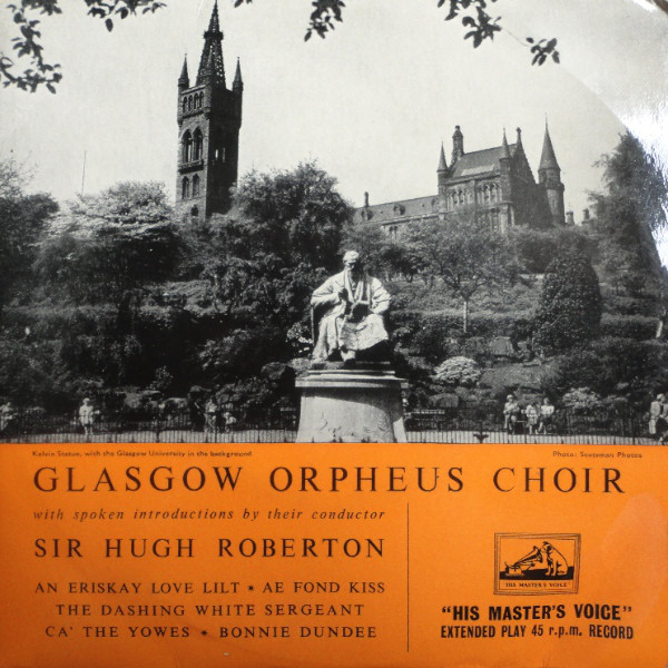 Glasgow Orpheus Choi - An Eriskay Love Lilt - Used Vinyl Record 7" image 1