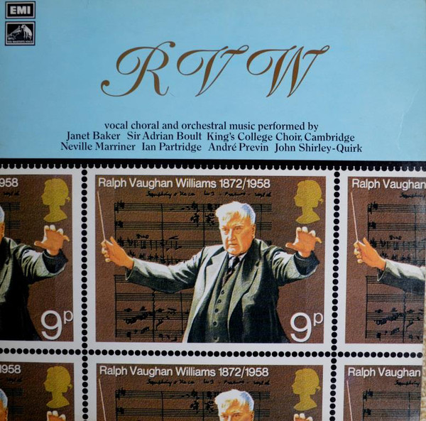 Ralph Vaughan Willia - Vocal Choral And Orchestral Music - Used Vinyl image 1
