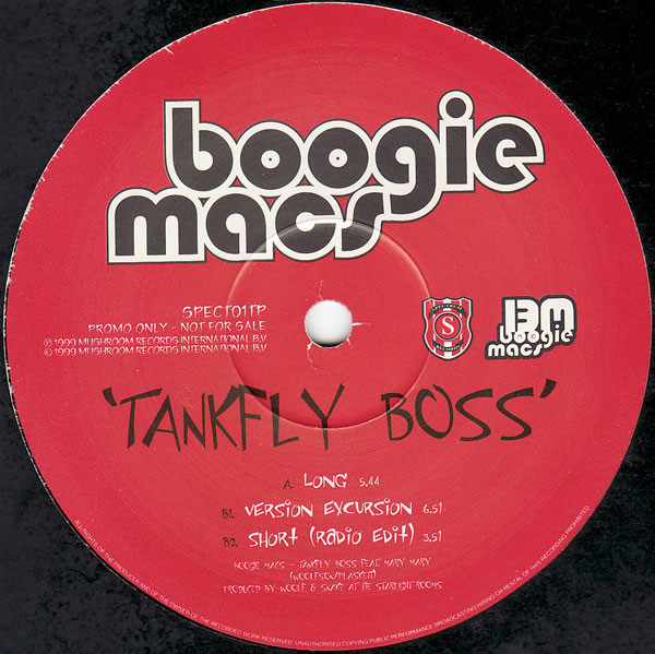 Boogie Macs - Tankfly Boss - Used Vinyl Record 12" image 1