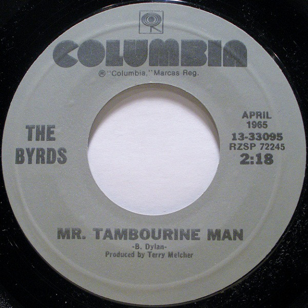 Byrds - Mr. Tambourine Man / All I Really Want To Do - Used Vinyl Rec image 1