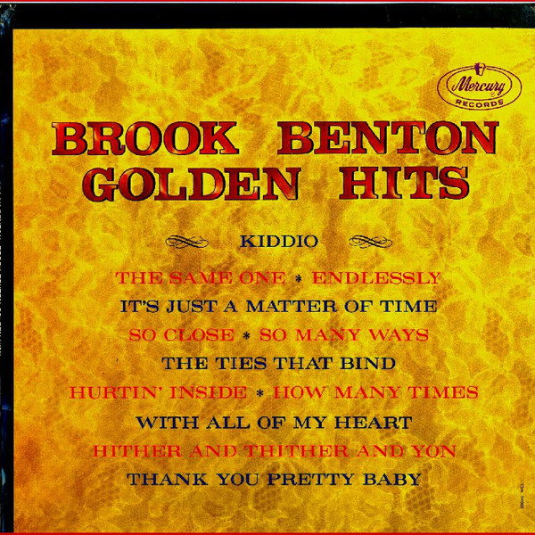 Brook Benton - Golden Hits - Used Vinyl Record image 1
