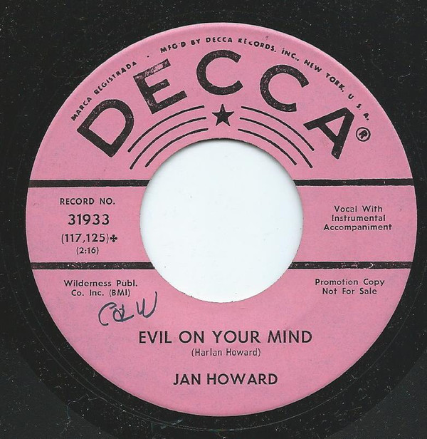 Evil On Your Mind / Crying For Love