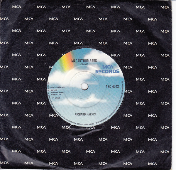 Richard Harris - Mac Arthur Park - Used Vinyl Record 7" image 1