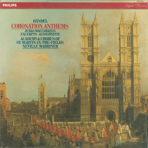 Georg Friedrich Hand - Coronation Anthems - Used Vinyl Record image 1