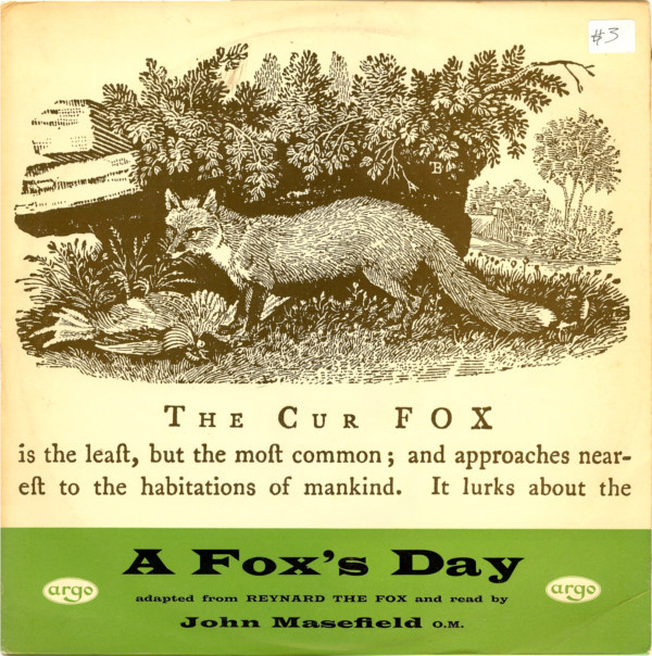 John Masefield - A Fox's Day - Used Vinyl Record image 1