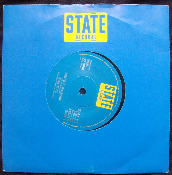 Rokotto - She's A Woman - Used Vinyl Record 7" image 1