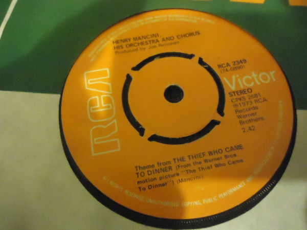 Henry Mancini And Hi - me From The Thief Who Came To Dinner - Used Vin image 1