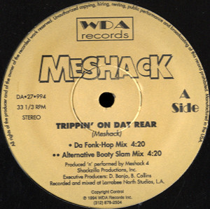 Meshack - Trippin' On Dat Rear - Vinyl Record 12" image 1