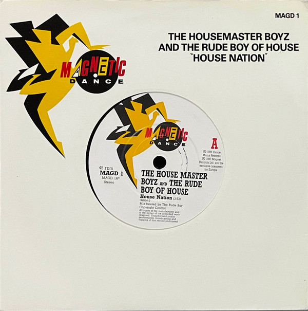 Housemaster Boyz - House Nation - Used Vinyl Record 7" image 1