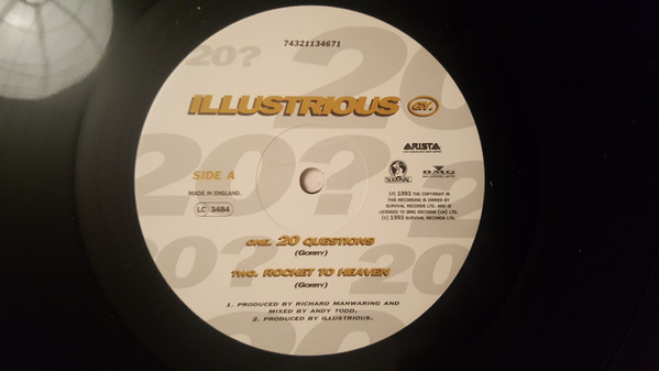 Illustrious GY. - 20 Questions (No No No) - Used Vinyl Record 12" image 1