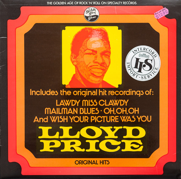 Lloyd Price - Original Hits - Used Vinyl Record image 1