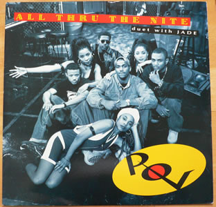 P.O.V. - All Thru The Night - Used Vinyl Record 12" image 1