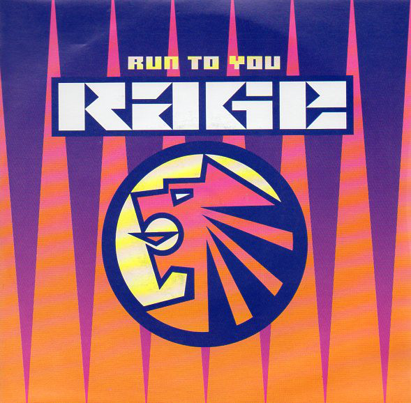 Rage - Run To You - Used Vinyl Record 7" image 1