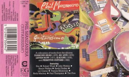 Phil Manzanera - Guitarissimo - Used Cassette image 1