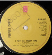 People's Choice - A Party Is A Groovy Thing - Used Vinyl Record 7" image 1