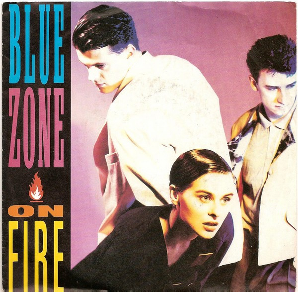 Blue Zone - On Fire - Used Vinyl Record 7" image 1