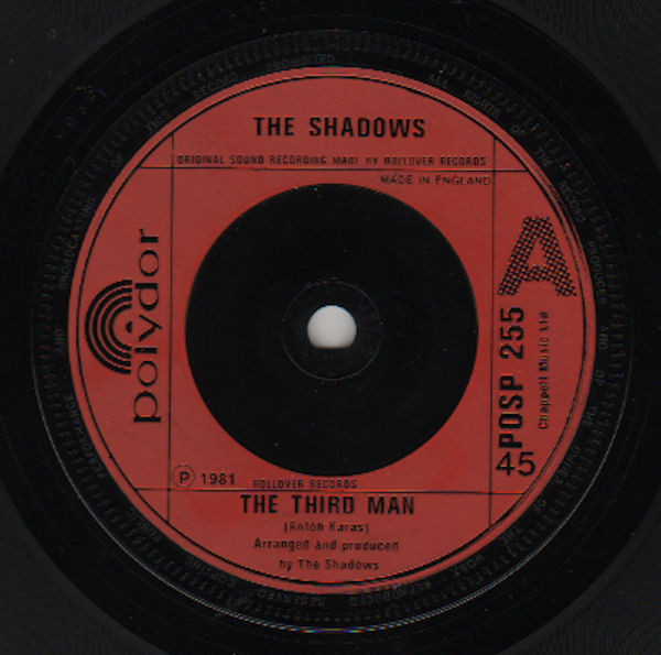 Shadows - Third Man - Used Vinyl Record 7" image 1