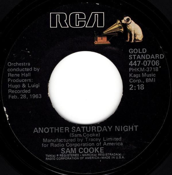 Sam Cooke - Another Saturday Night / Send Me Some Lovin' - Used Vinyl image 1