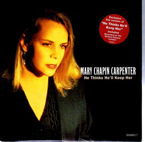 Mary Chapin Carpente - He Thinks He'll Keep Her - Used Vinyl Record 7 image 1