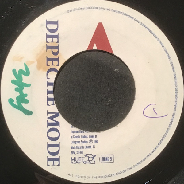 Depeche Mode - It's Called A Heart - Used Vinyl Record 7" image 1