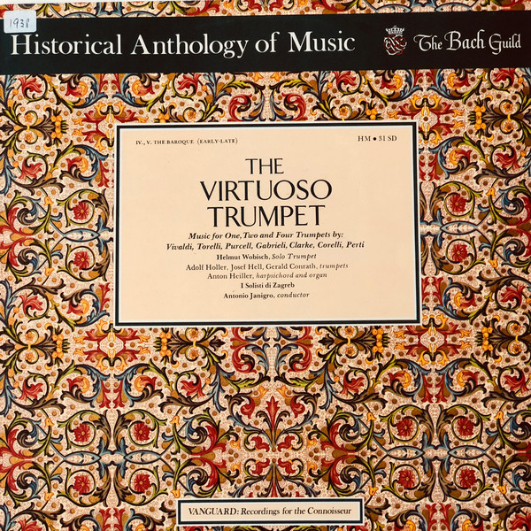Helmut Wobisch - Virtuoso Trumpet - Used Vinyl Record image 1