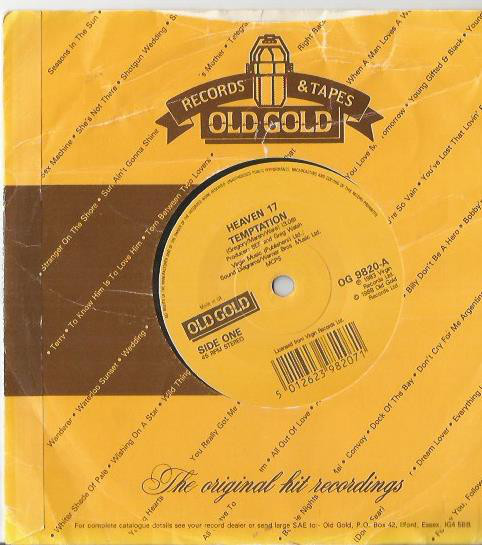 Heaven 17 - Temptation - Used Vinyl Record 7" image 1