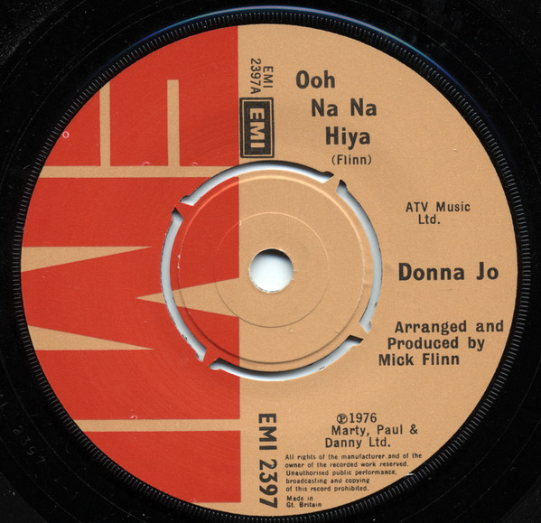 Donna Jones - Ooh Na Na Hiya - Used Vinyl Record 7" image 1